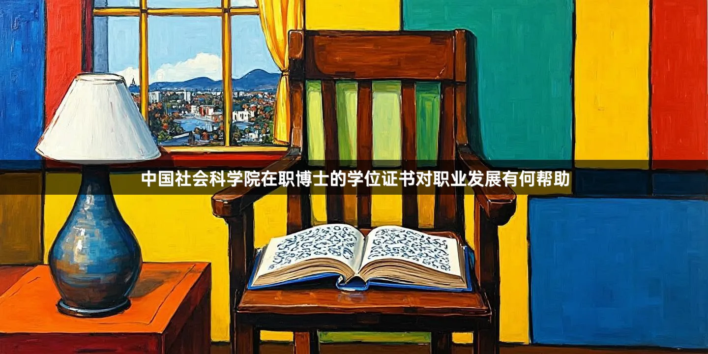 中国社会科学院在职博士的学位证书对职业发展有何帮助