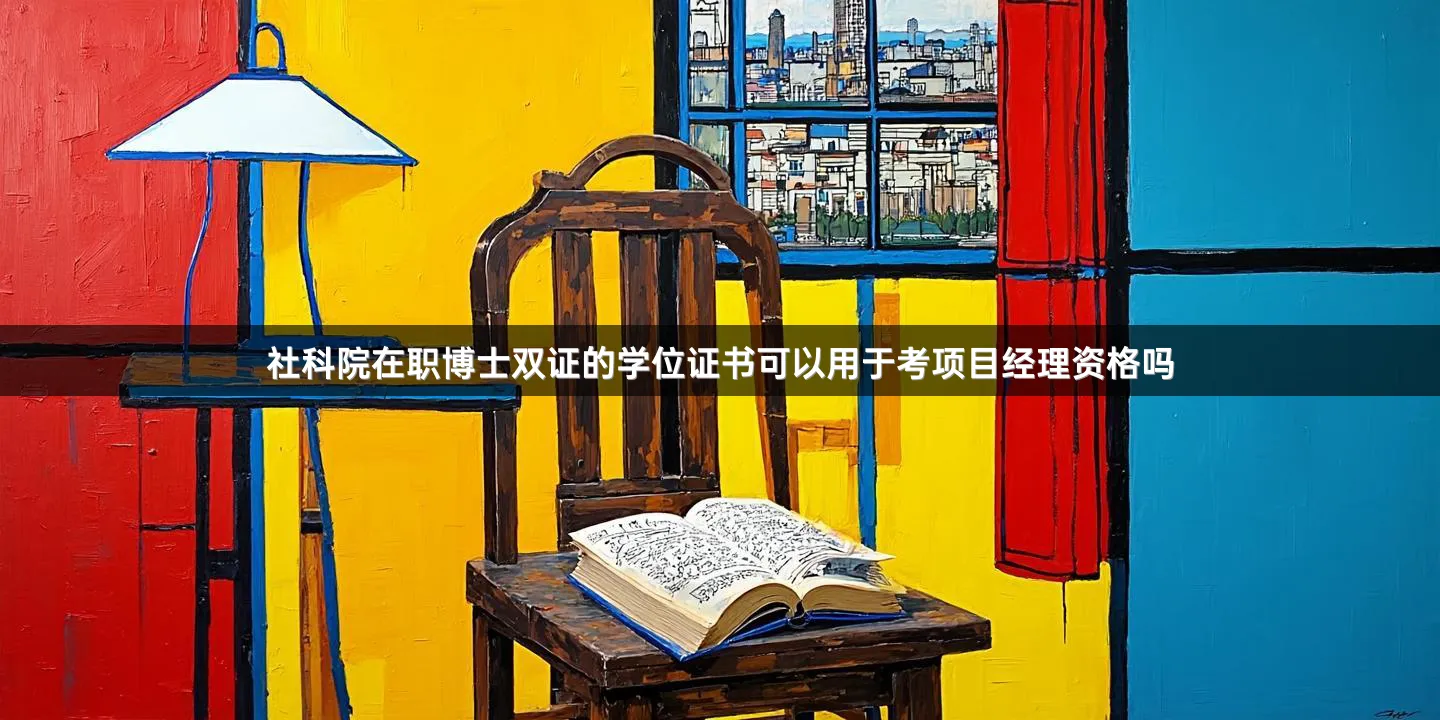 社科院在职博士双证的学位证书可以用于考项目经理资格吗