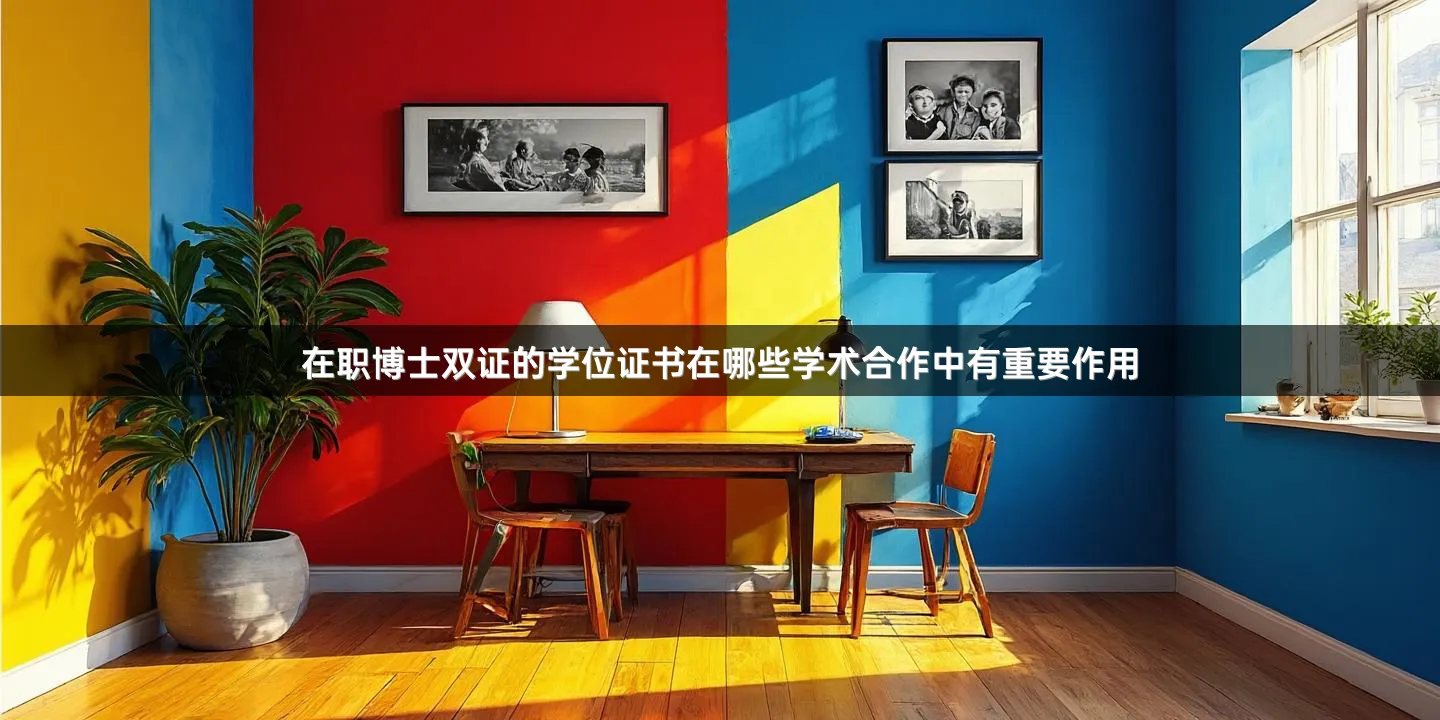 在职博士双证的学位证书在哪些学术合作中有重要作用