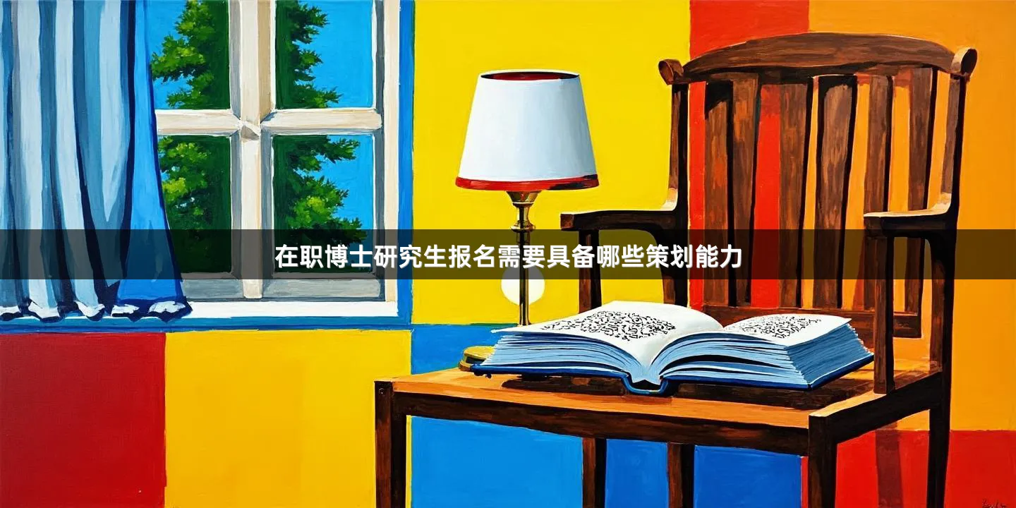 在职博士研究生报名需要具备哪些策划能力