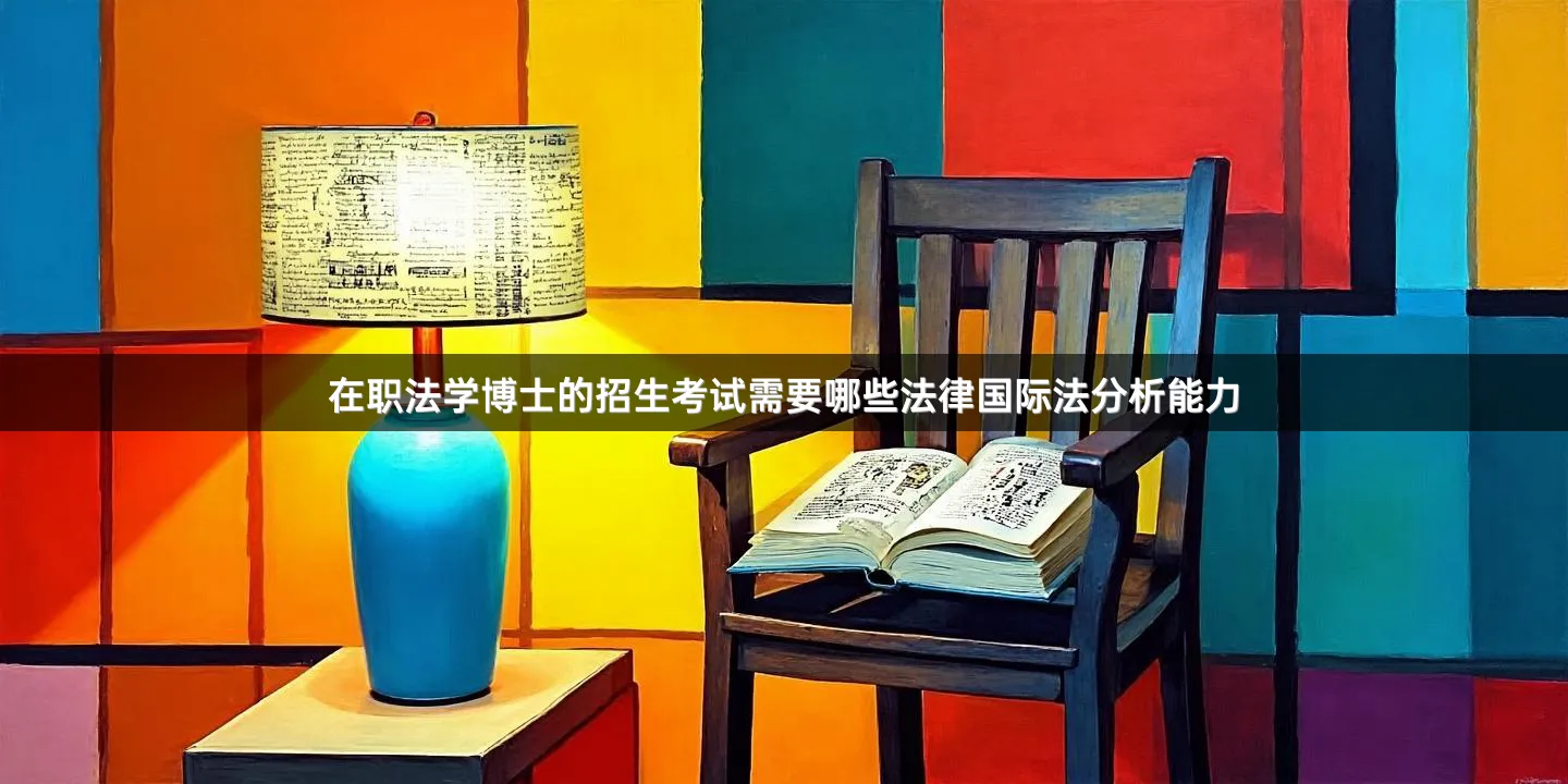在职法学博士的招生考试需要哪些法律国际法分析能力