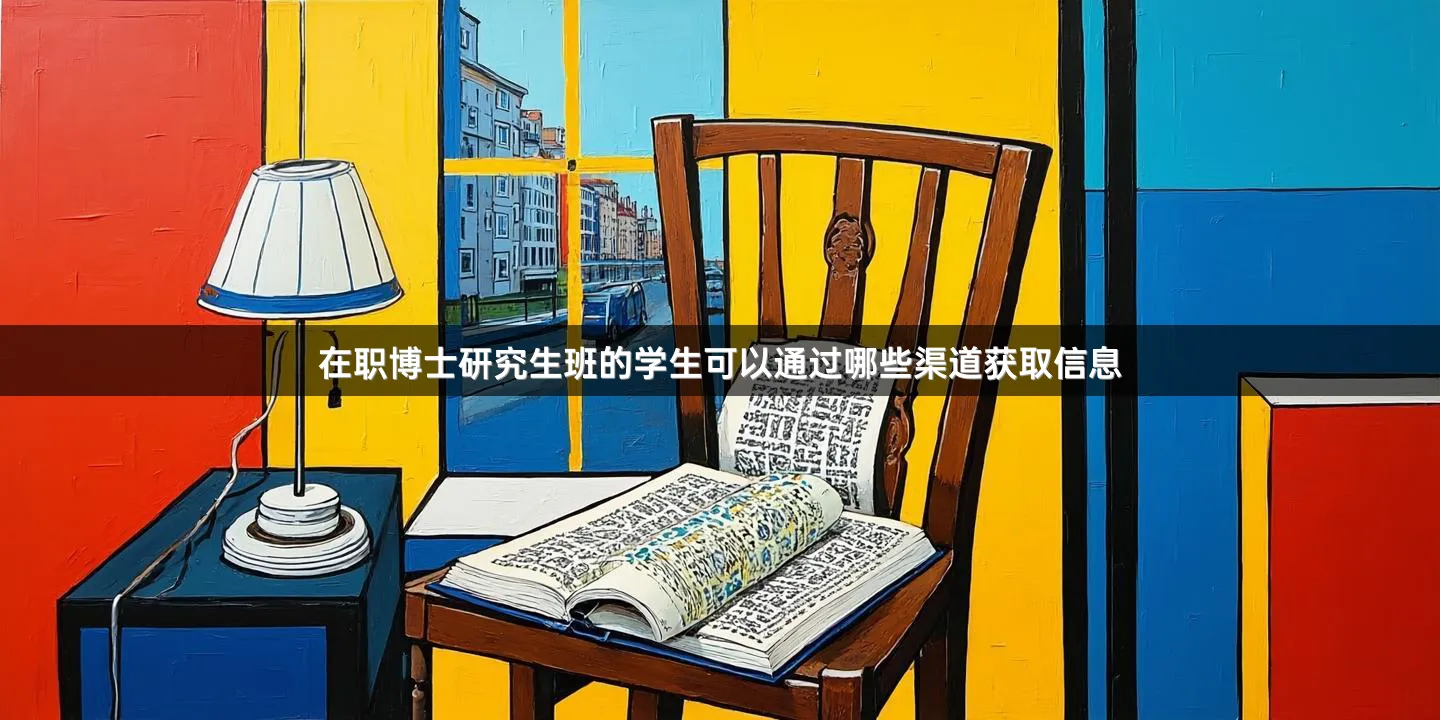 在职博士研究生班的学生可以通过哪些渠道获取信息