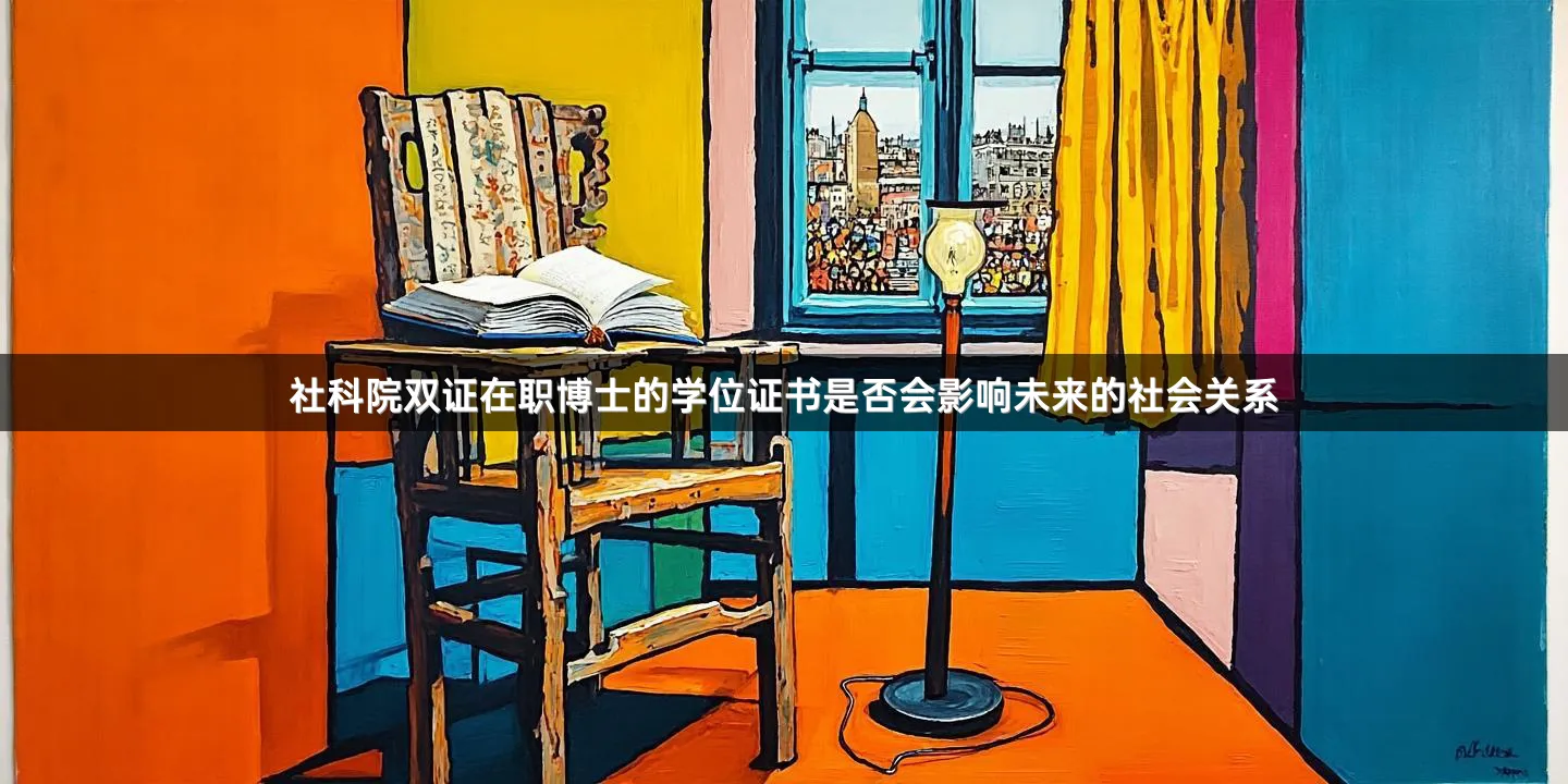 社科院双证在职博士的学位证书是否会影响未来的社会关系