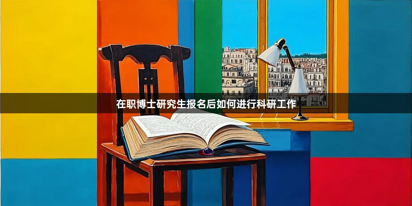 在职博士研究生报名后如何进行科研工作