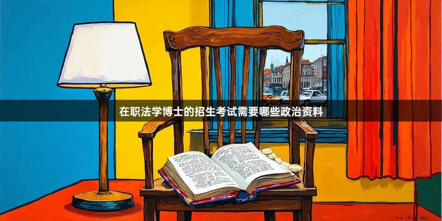 在职法学博士的招生考试需要哪些政治资料