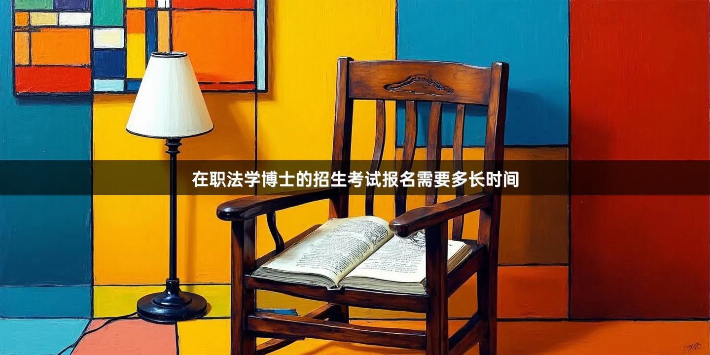 在职法学博士的招生考试报名需要多长时间