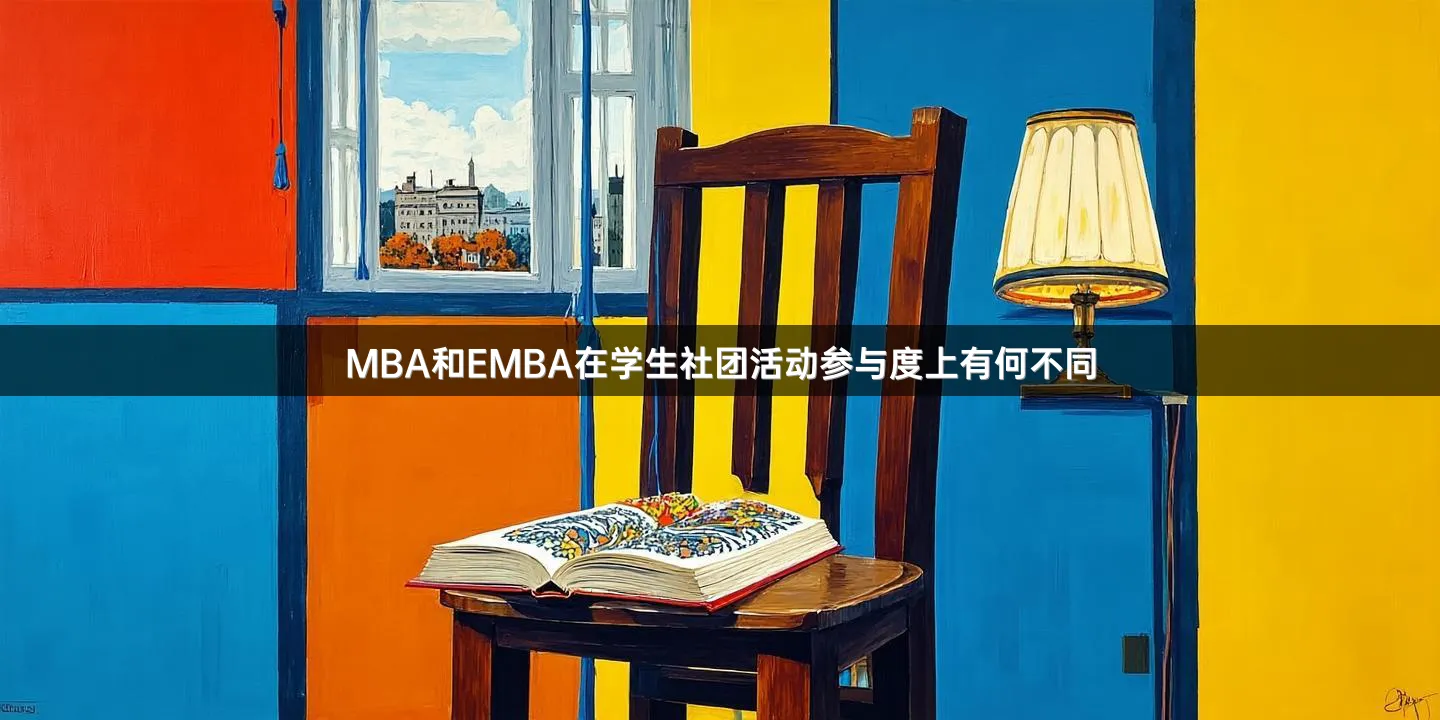 MBA和EMBA在学生社团活动参与度上有何不同