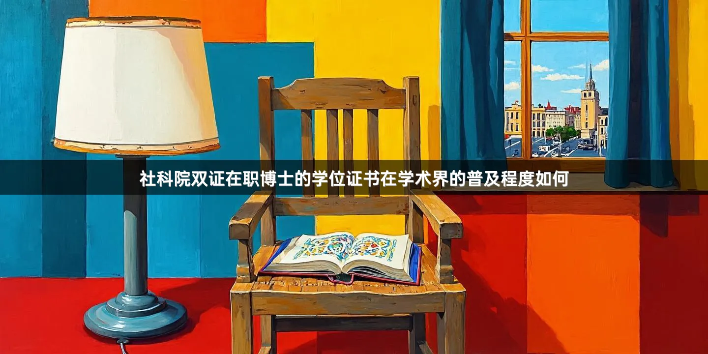社科院双证在职博士的学位证书在学术界的普及程度如何