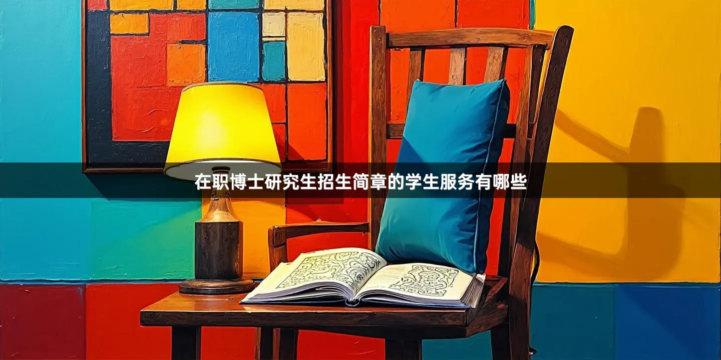 在职博士研究生招生简章的学生服务有哪些