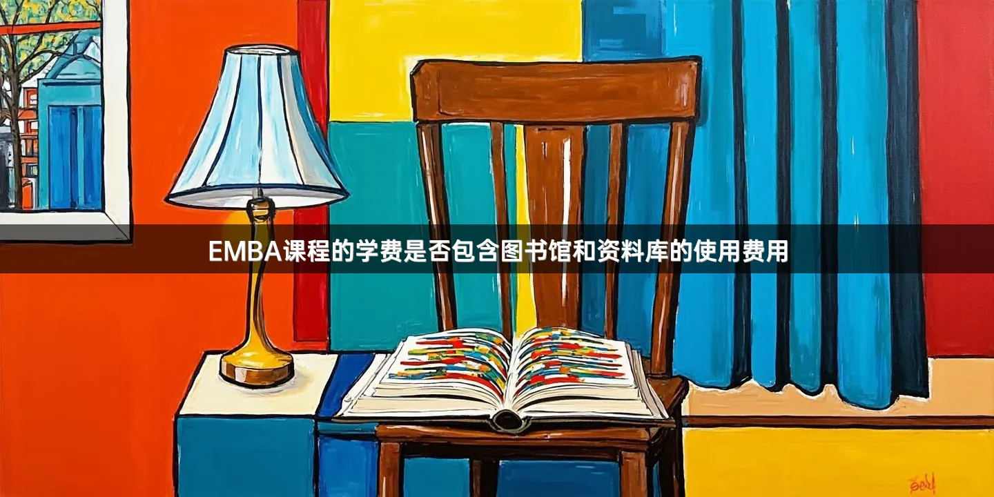 EMBA课程的学费是否包含图书馆和资料库的使用费用