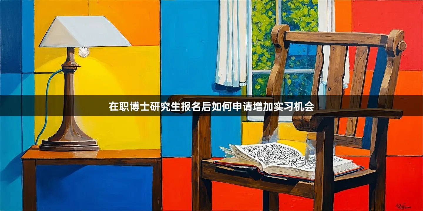 在职博士研究生报名后如何申请增加实习机会