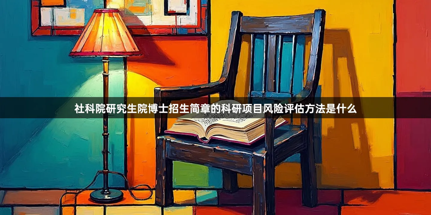 社科院研究生院博士招生简章的科研项目风险评估方法是什么