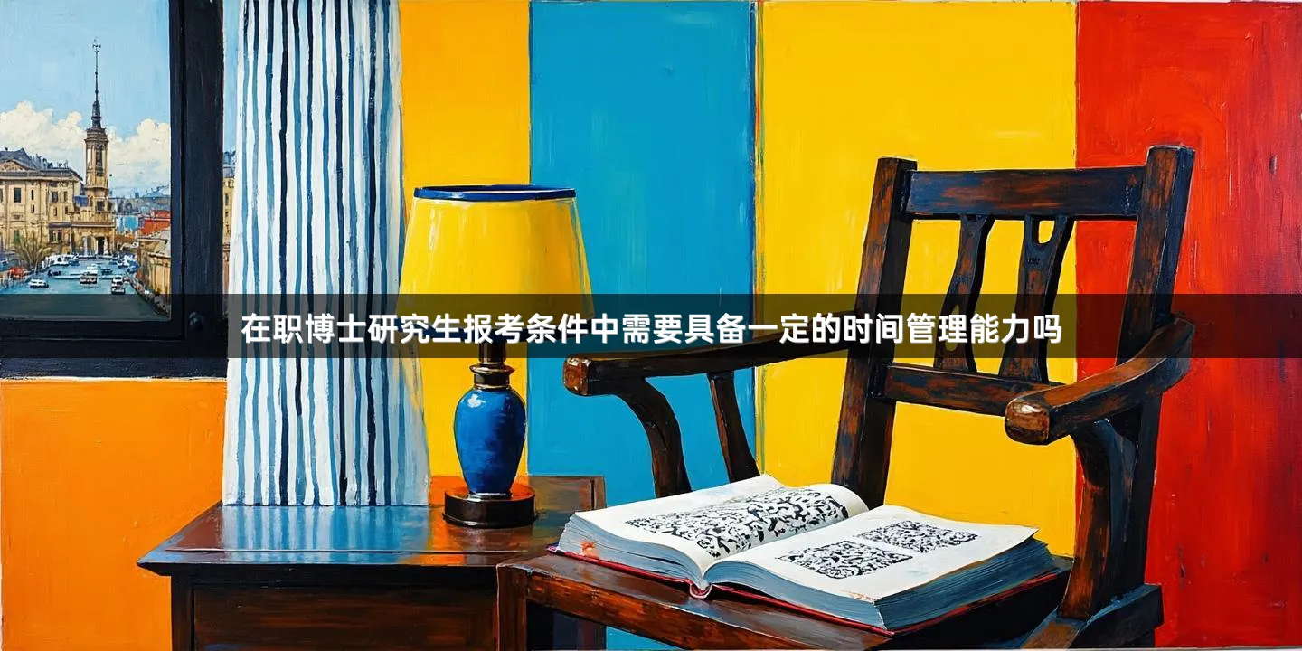 在职博士研究生报考条件中需要具备一定的时间管理能力吗