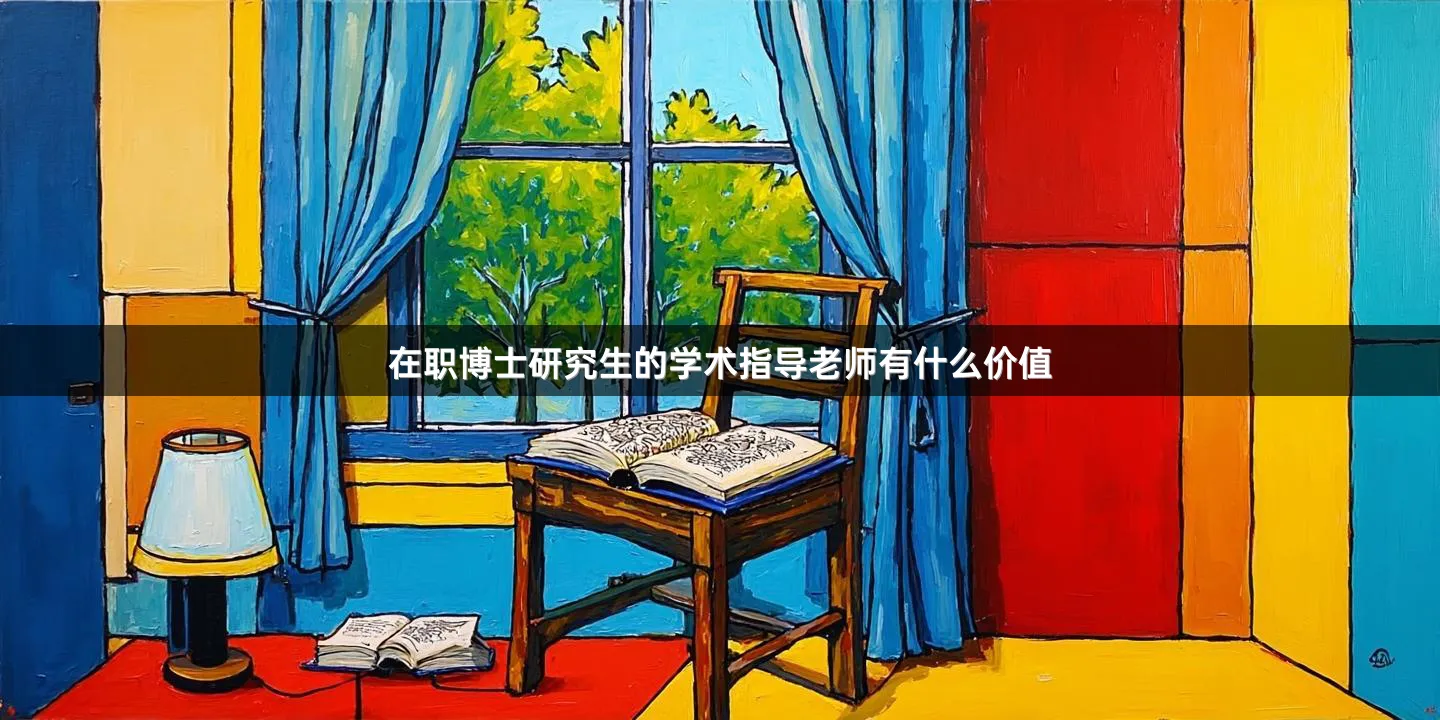 在职博士研究生的学术指导老师有什么价值
