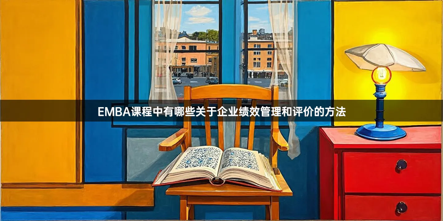EMBA课程中有哪些关于企业绩效管理和评价的方法