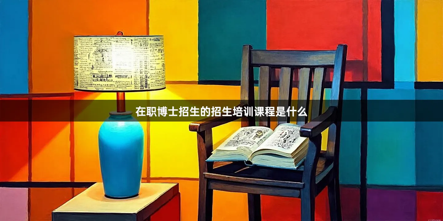 在职博士招生的招生培训课程是什么