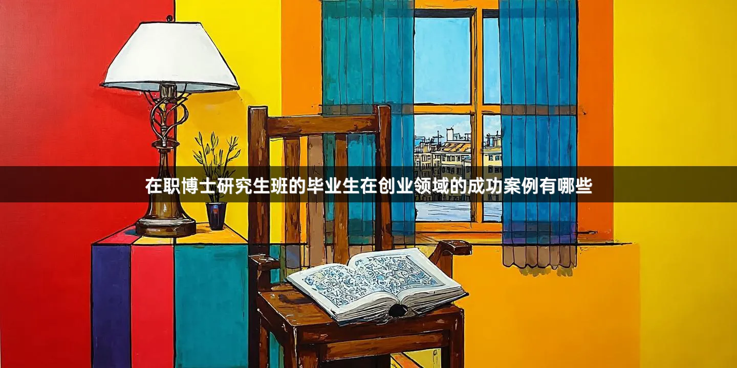 在职博士研究生班的毕业生在创业领域的成功案例有哪些