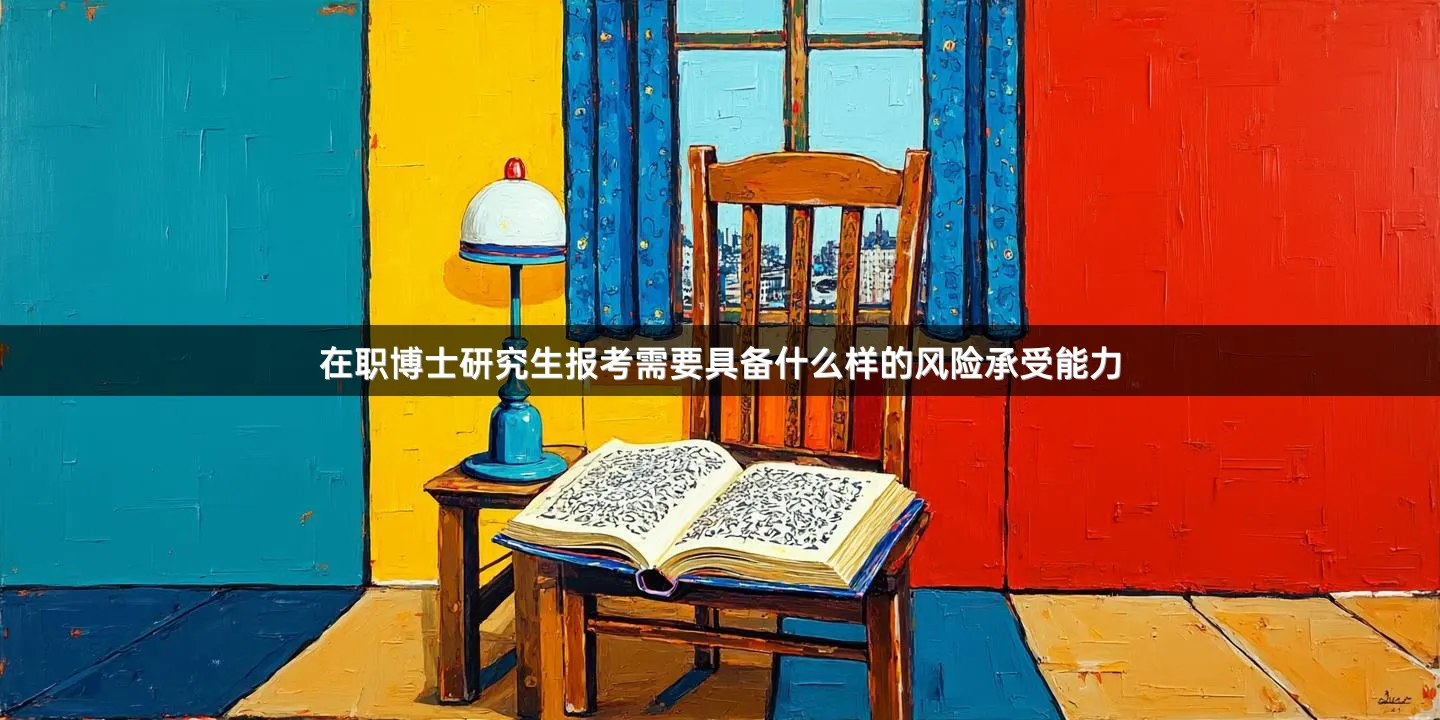 在职博士研究生报考需要具备什么样的风险承受能力