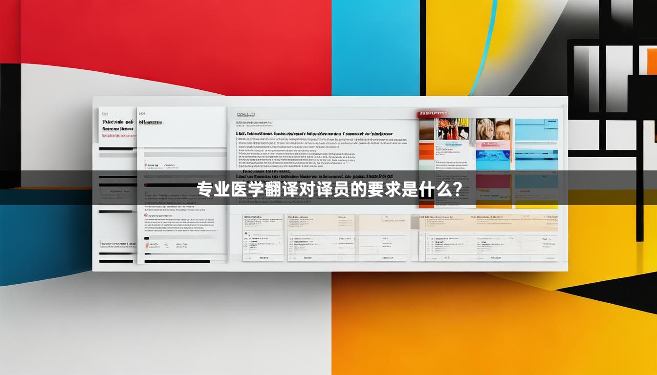 专业医学翻译对译员的要求是什么？