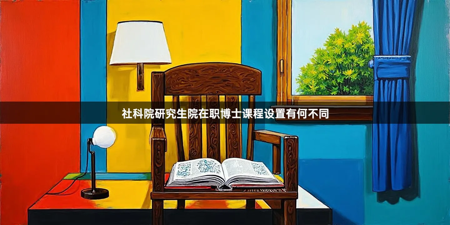 社科院研究生院在职博士课程设置有何不同
