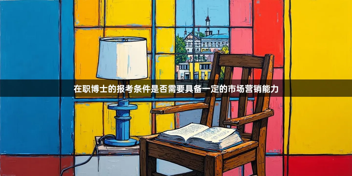 在职博士的报考条件是否需要具备一定的市场营销能力
