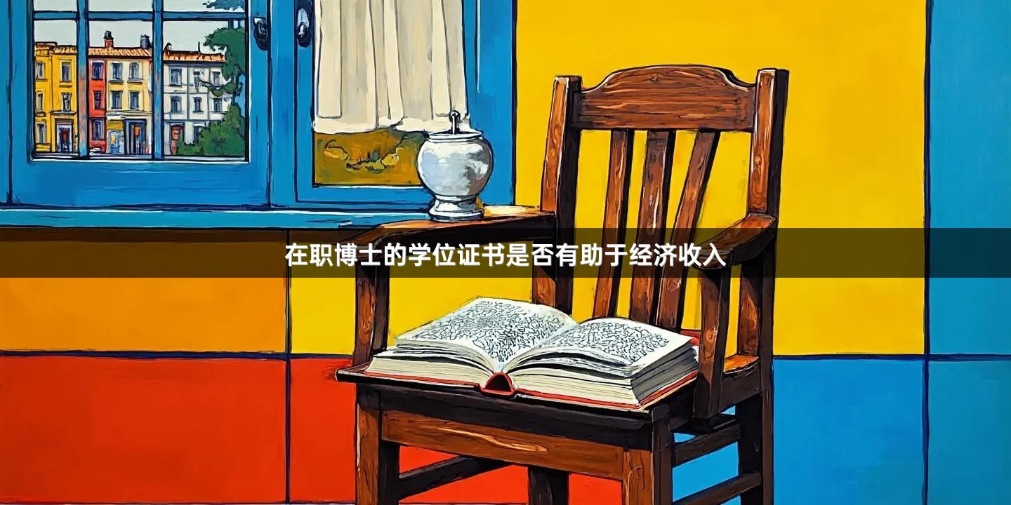 在职博士的学位证书是否有助于经济收入