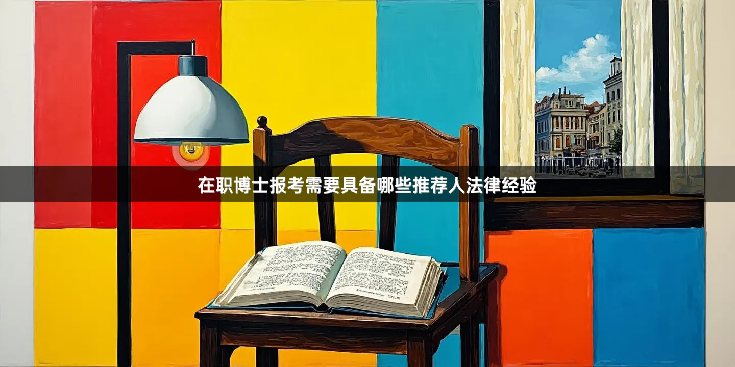 在职博士报考需要具备哪些推荐人法律经验