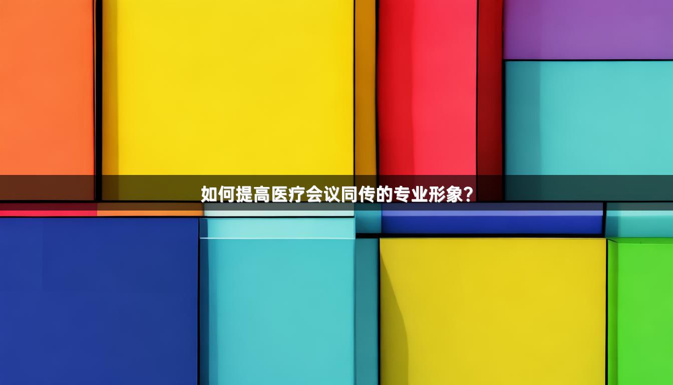如何提高医疗会议同传的专业形象？