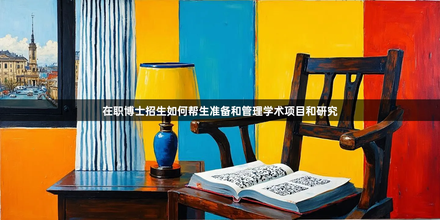 在职博士招生如何帮生准备和管理学术项目和研究