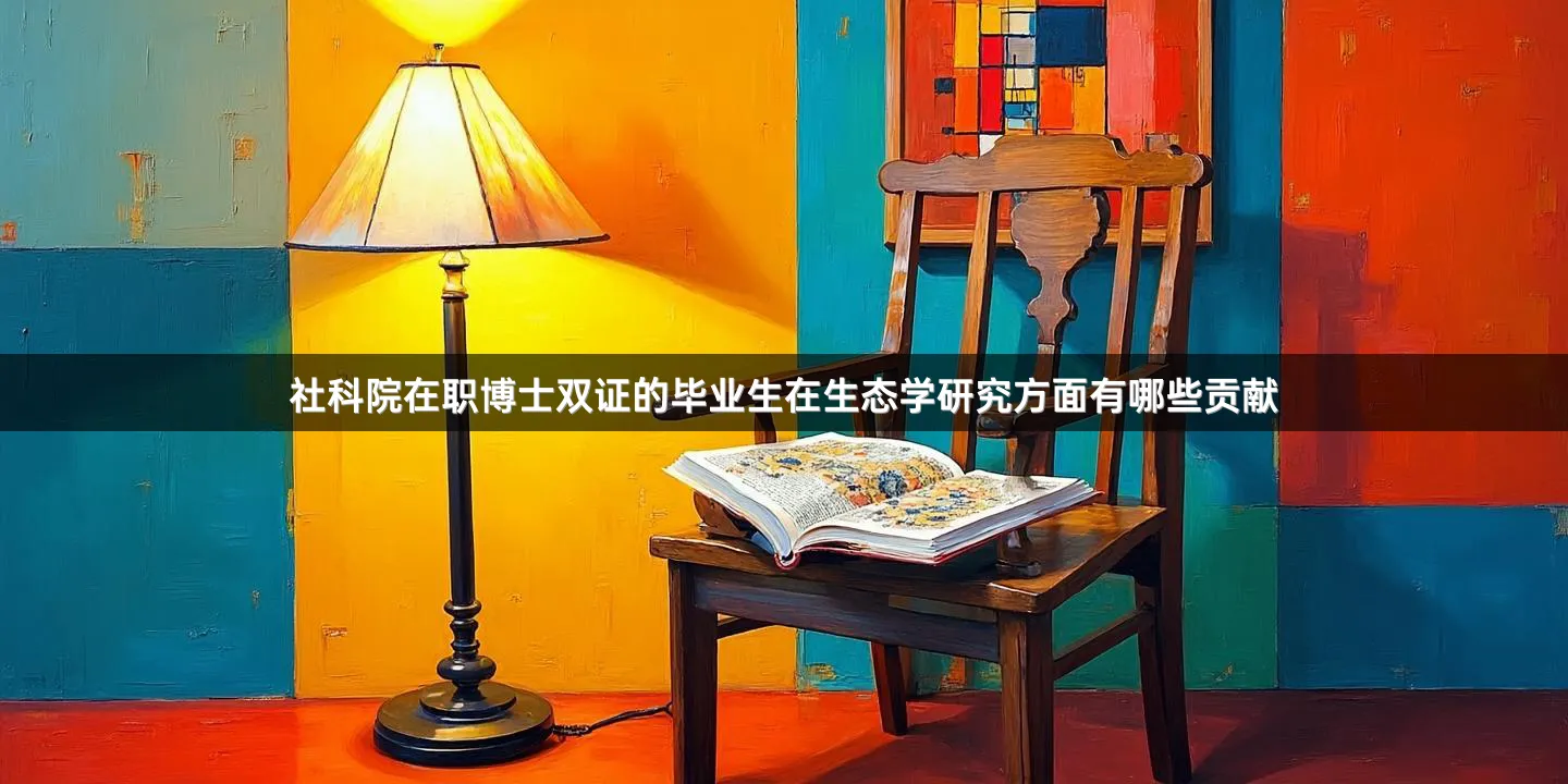 社科院在职博士双证的毕业生在生态学研究方面有哪些贡献
