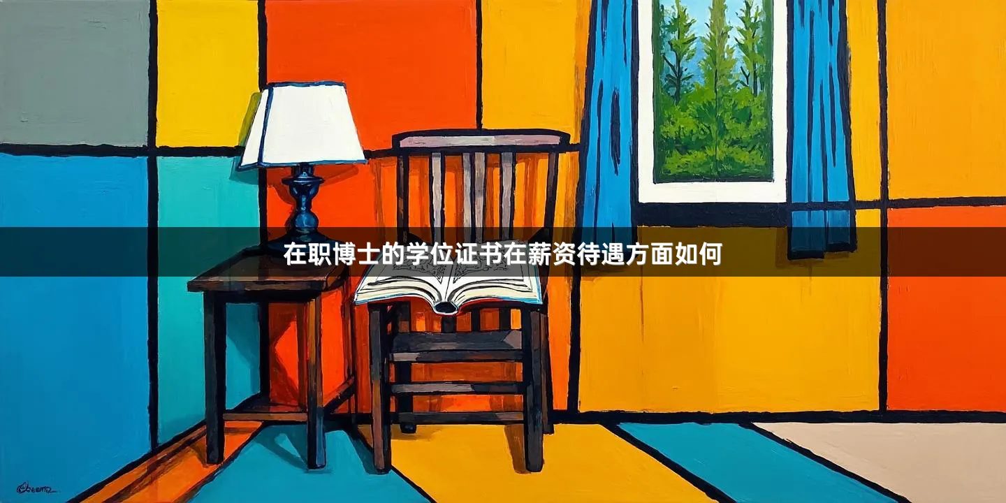 在职博士的学位证书在薪资待遇方面如何