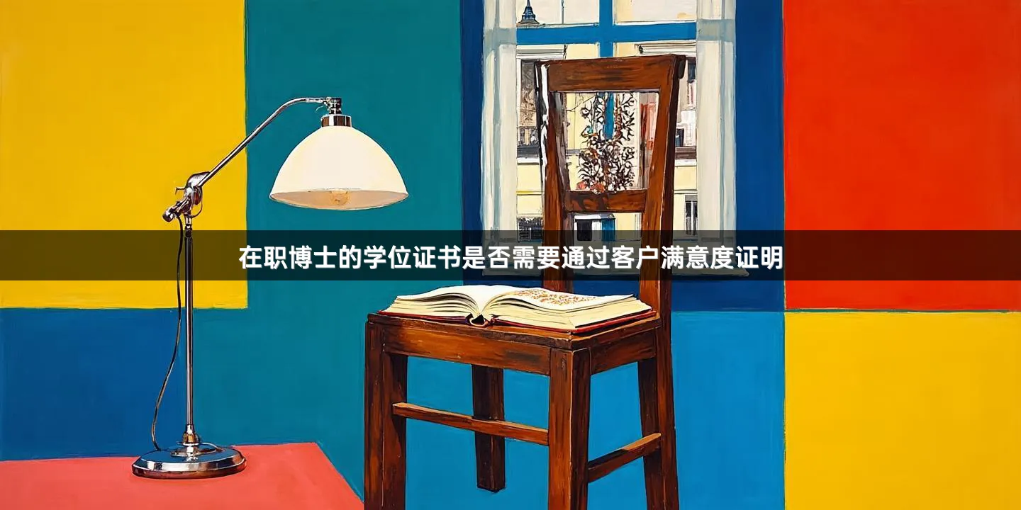 在职博士的学位证书是否需要通过客户满意度证明