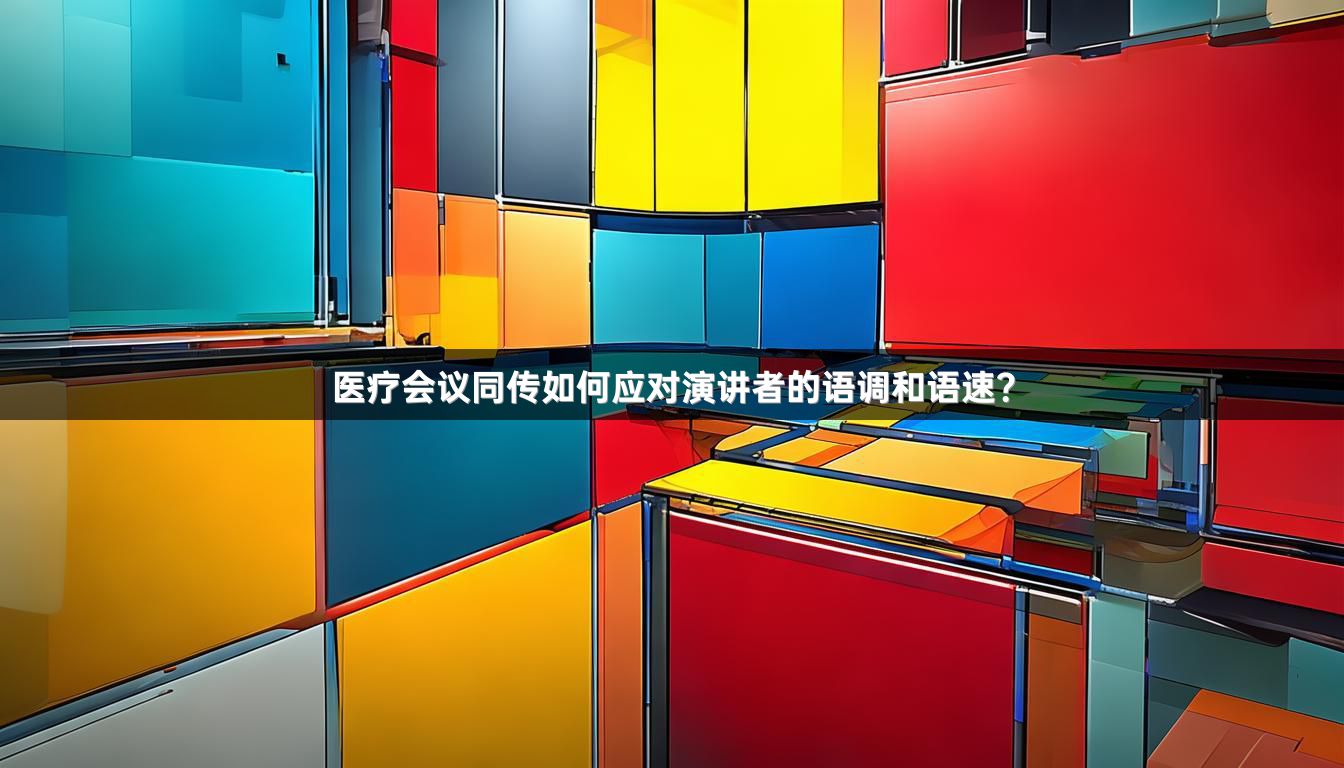 医疗会议同传如何应对演讲者的语调和语速？