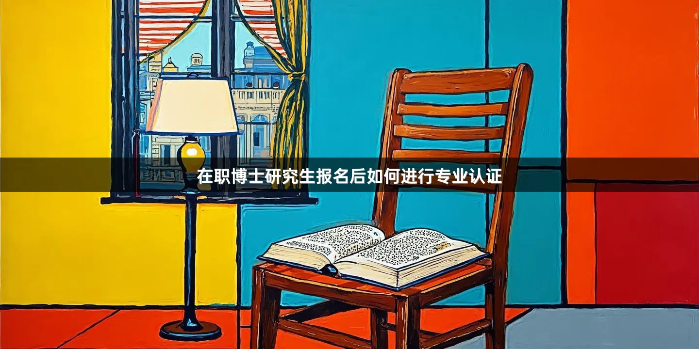 在职博士研究生报名后如何进行专业认证
