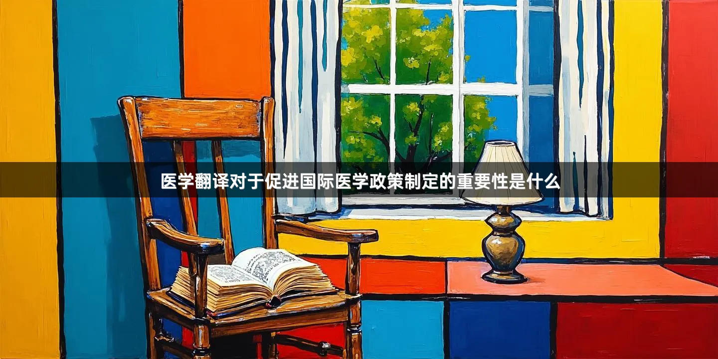医学翻译对于促进国际医学政策制定的重要性是什么