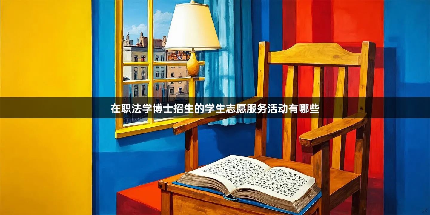 在职法学博士招生的学生志愿服务活动有哪些