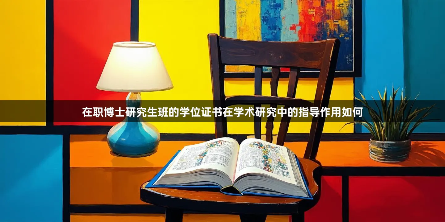 在职博士研究生班的学位证书在学术研究中的指导作用如何