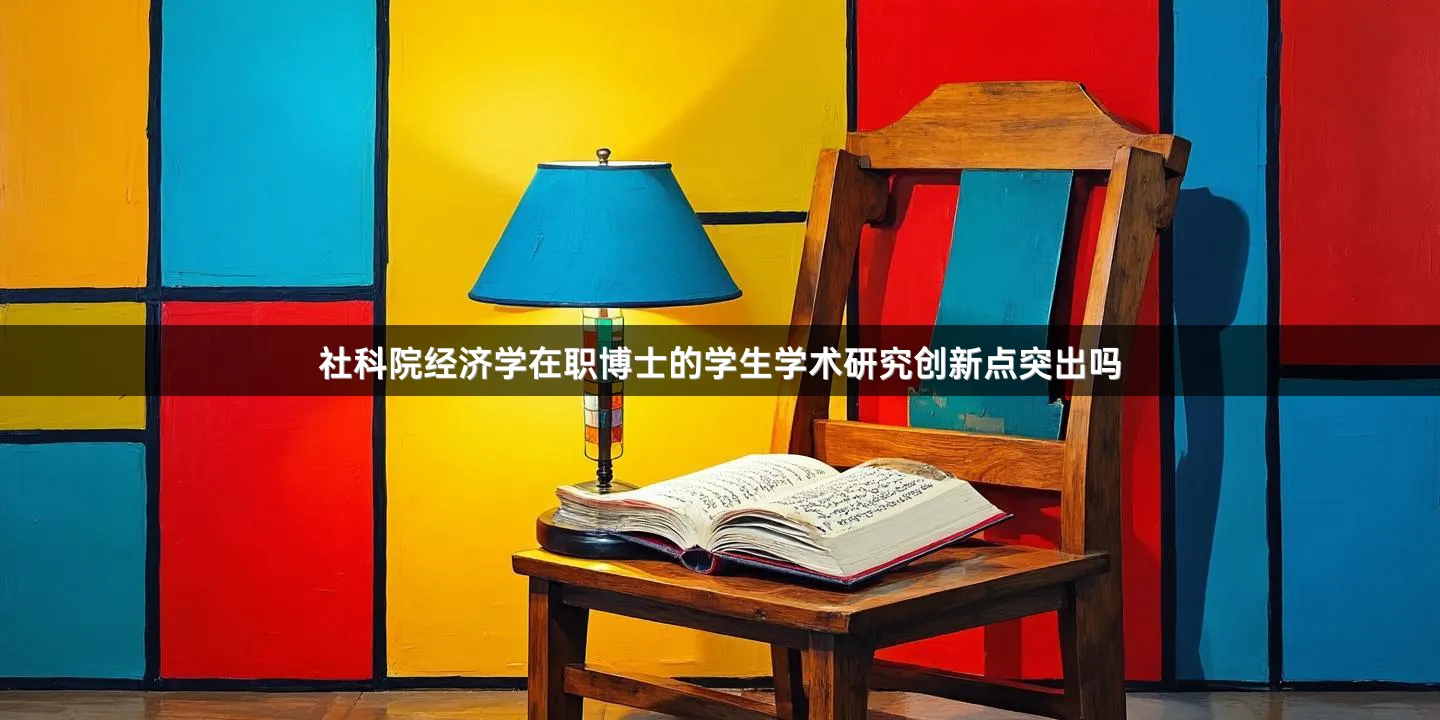 社科院经济学在职博士的学生学术研究创新点突出吗