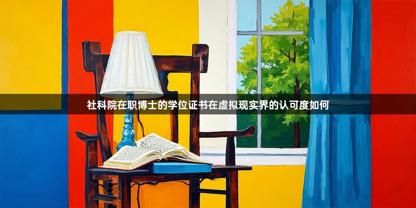 社科院在职博士的学位证书在虚拟现实界的认可度如何