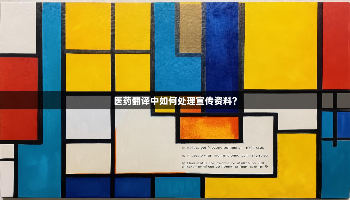 医药翻译中如何处理宣传资料？