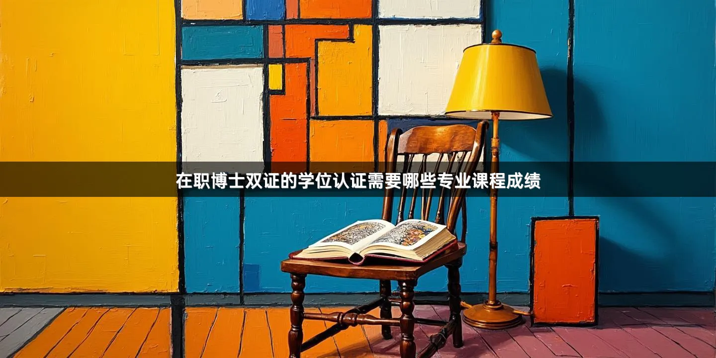 在职博士双证的学位认证需要哪些专业课程成绩