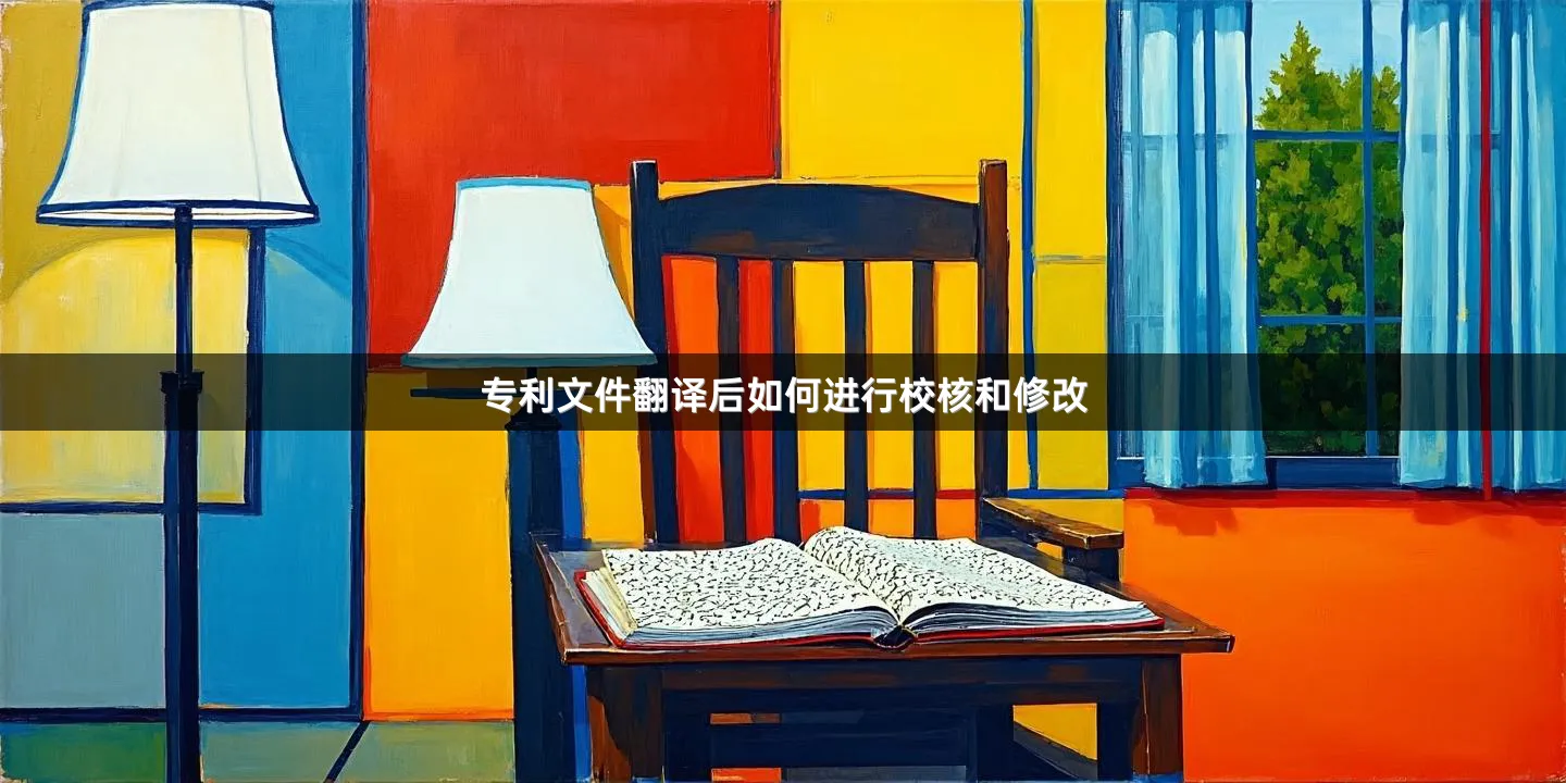 专利文件翻译后如何进行校核和修改