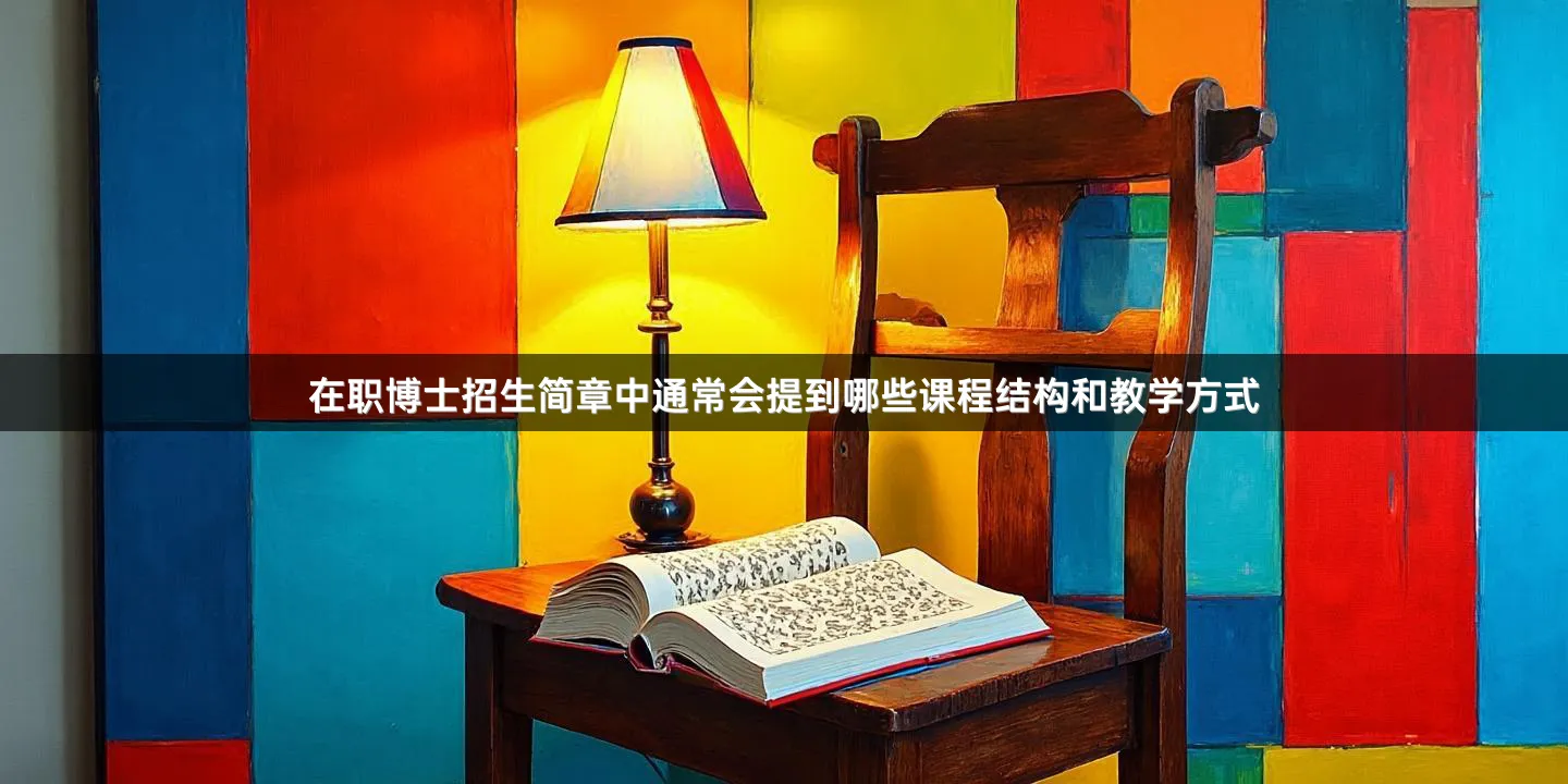 在职博士招生简章中通常会提到哪些课程结构和教学方式