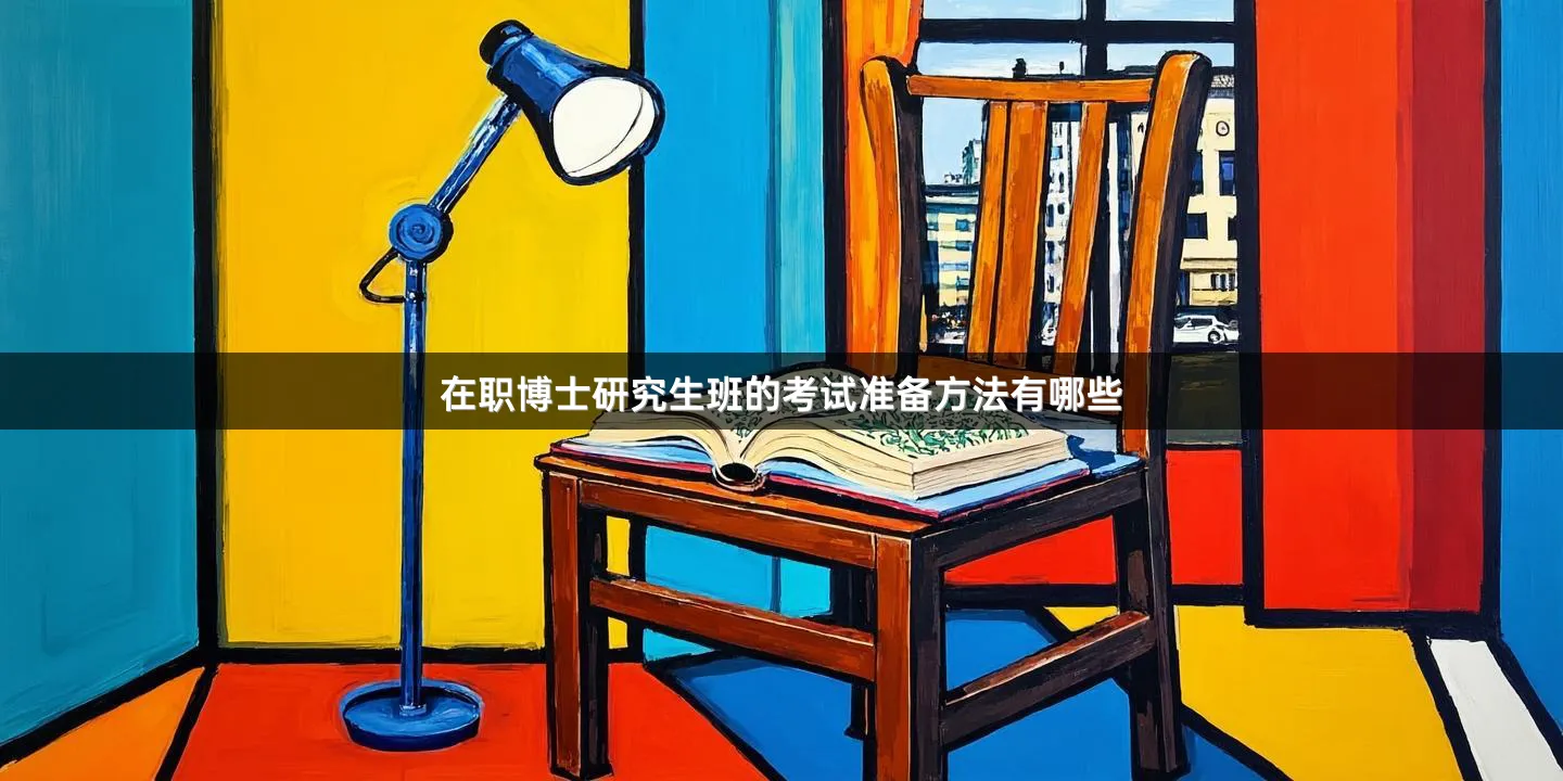 在职博士研究生班的考试准备方法有哪些