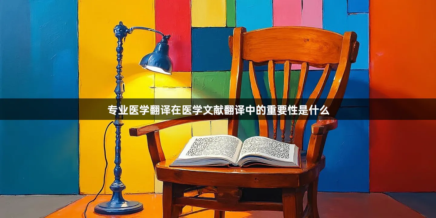 專業(yè)醫(yī)學(xué)翻譯在醫(yī)學(xué)文獻(xiàn)翻譯中的重要性是什么