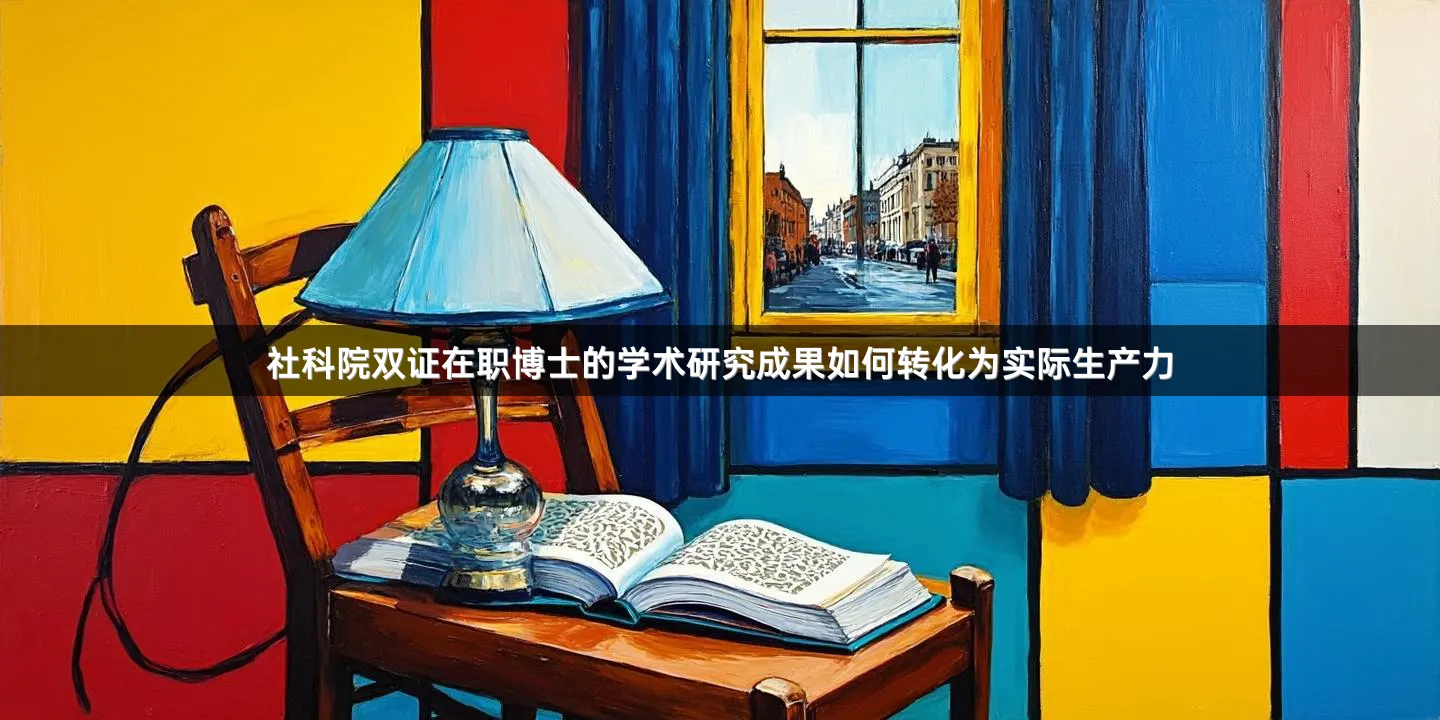 社科院双证在职博士的学术研究成果如何转化为实际生产力