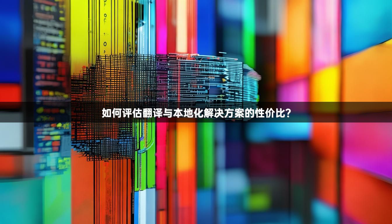 如何评估翻译与本地化解决方案的性价比？