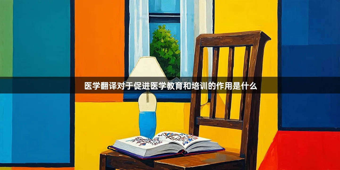 医学翻译对于促进医学教育和培训的作用是什么