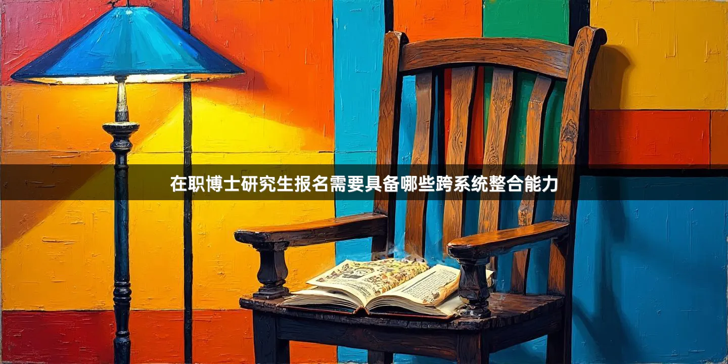 在职博士研究生报名需要具备哪些跨系统整合能力