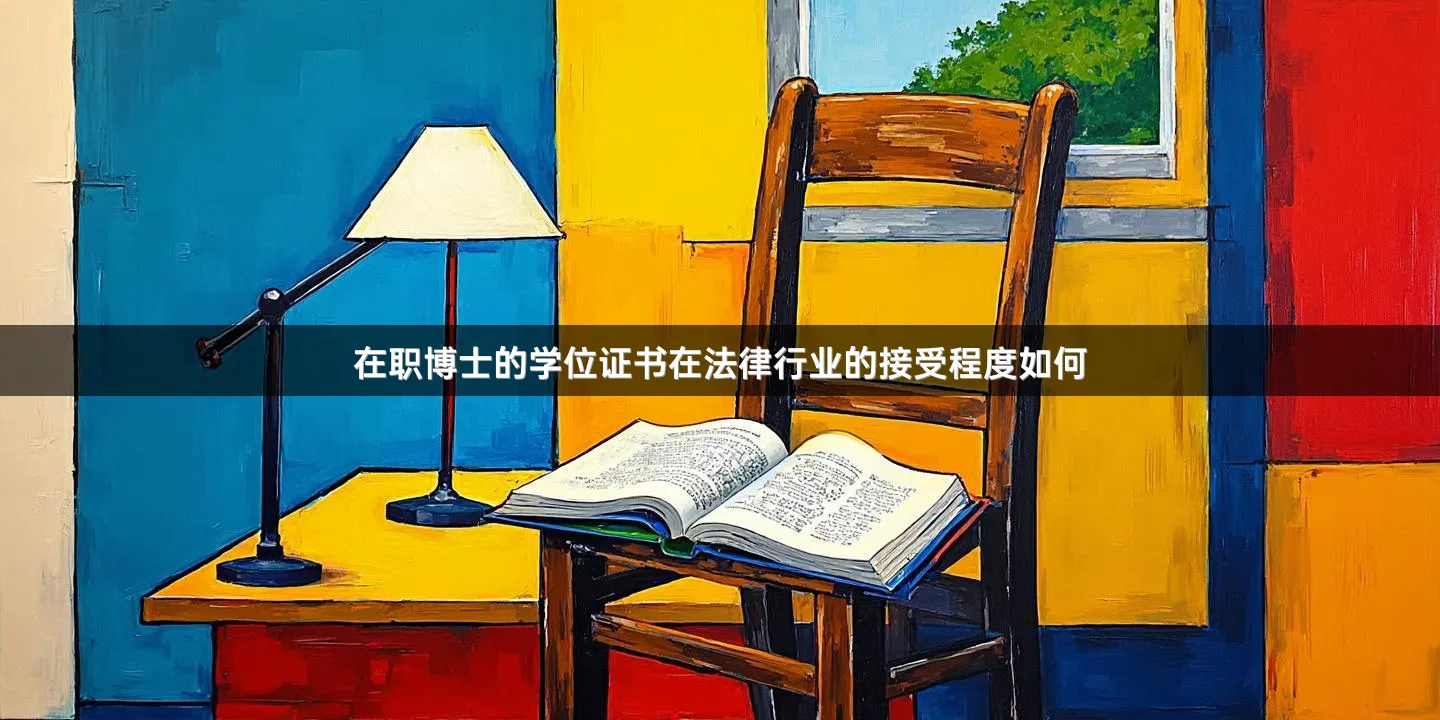 在职博士的学位证书在法律行业的接受程度如何